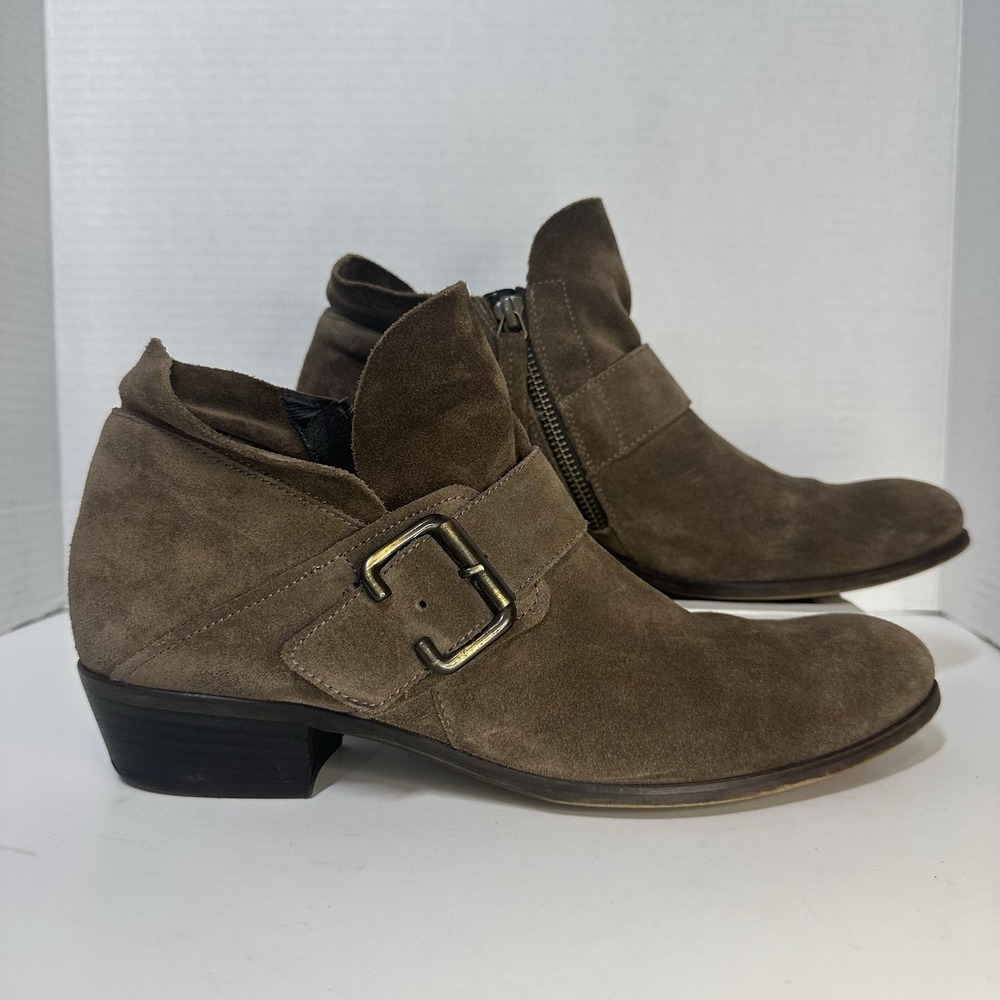 Paul Green Women's Capshaw Boots Earth Suede US Size 6.5 Booties‎